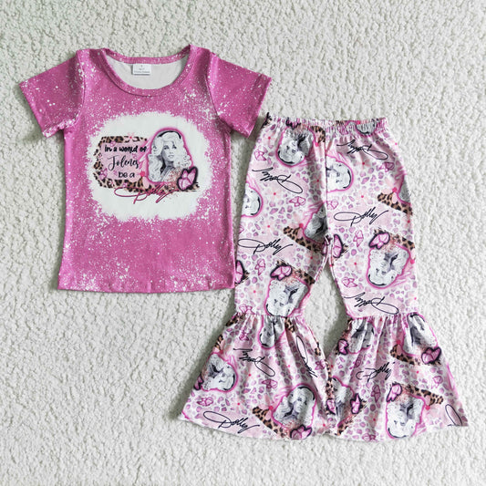 GSPO0107 Fashion Baby Girls Hot Pink Baby Girls Set