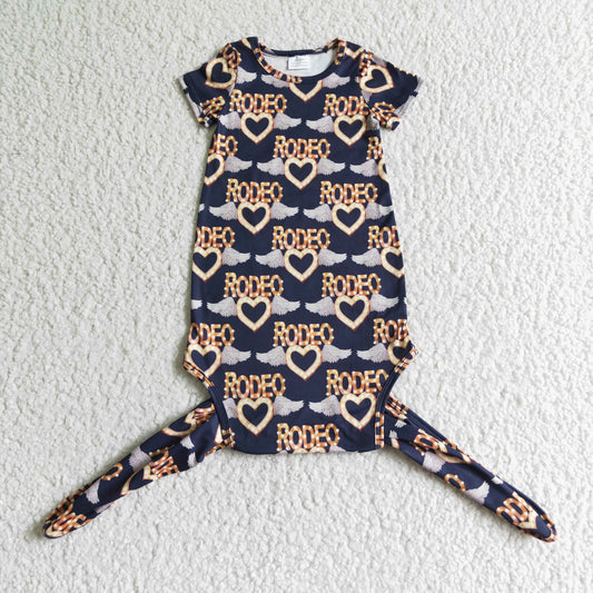 NB0006 Rodeo Baby Gown Newborn