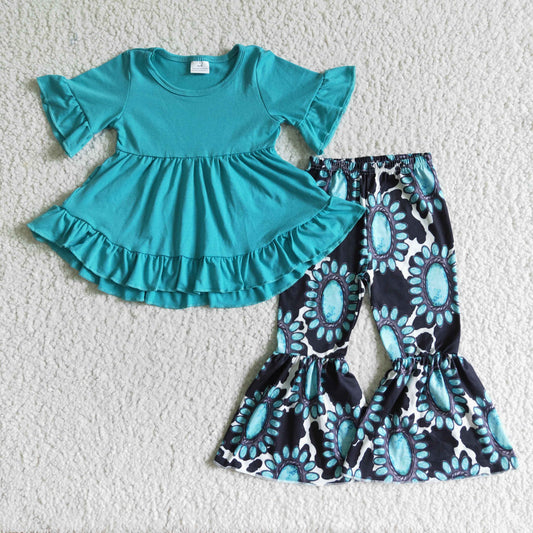 GSPO0116 Hi-Low Aztec Baby Girls Outfits