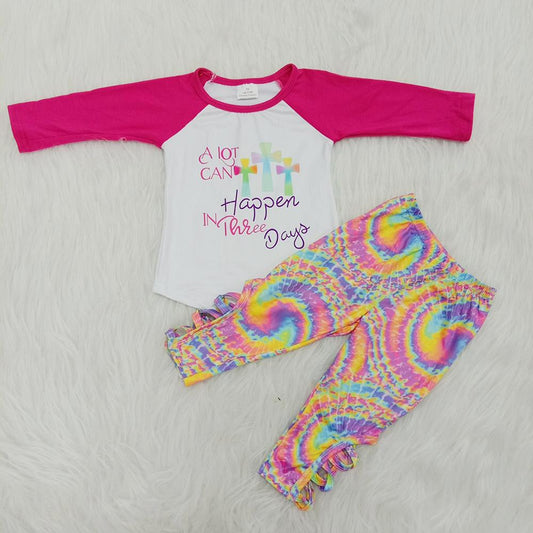 Easter Colorful Cross Pants Outfits