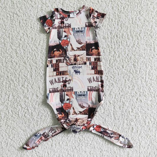 NB0009 Western Kids Gown Newborn