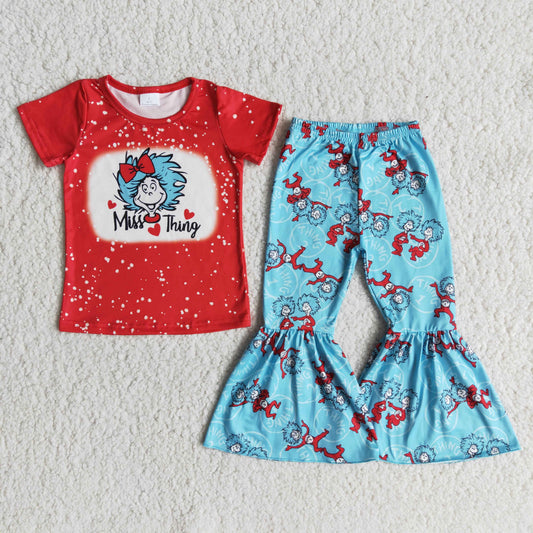 Dr Miss Thing Red Bleach Design Girls Outfits