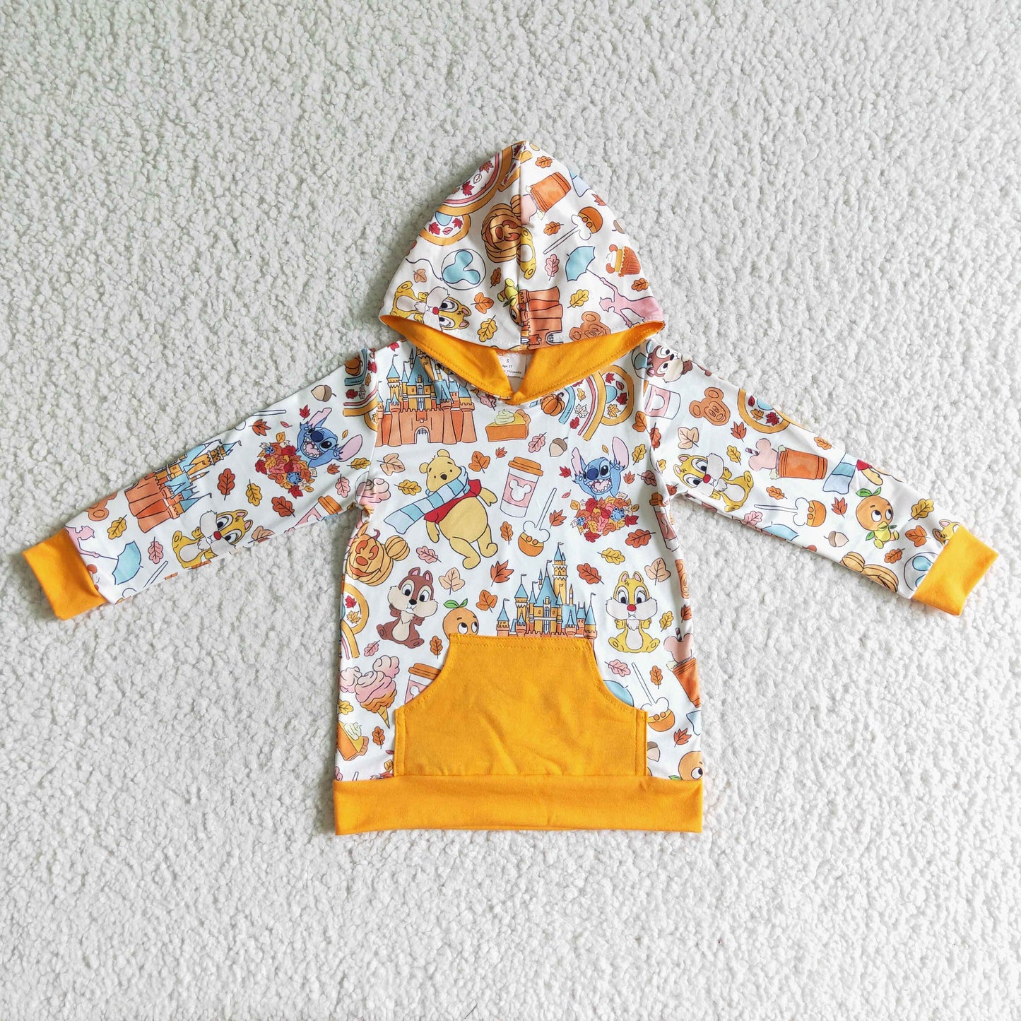 BT0045 Halloween Cartoon Cute Hoodie Top