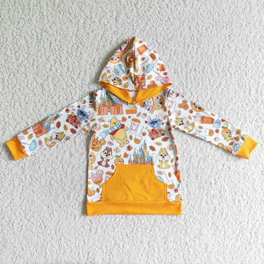 BT0045 Halloween Cartoon Cute Hoodie Top