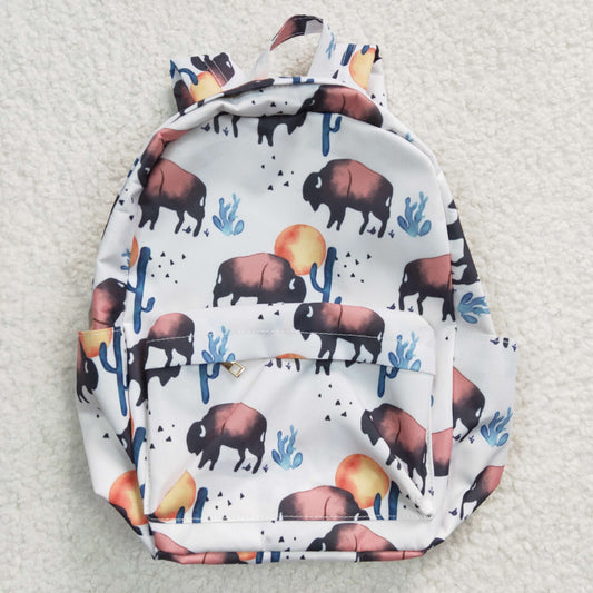 BA0043 Cow Cactus Western School Bag