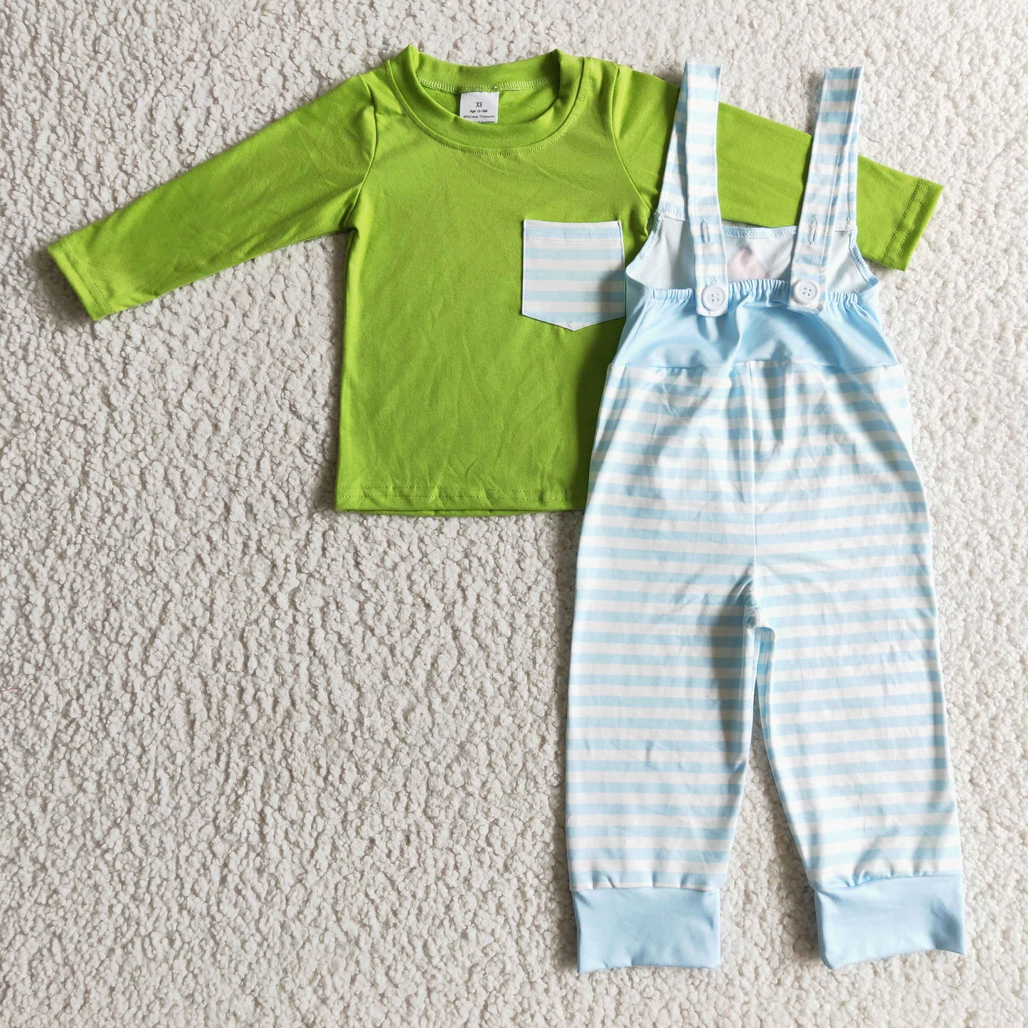 GLP0074 Christmas Green Overalls