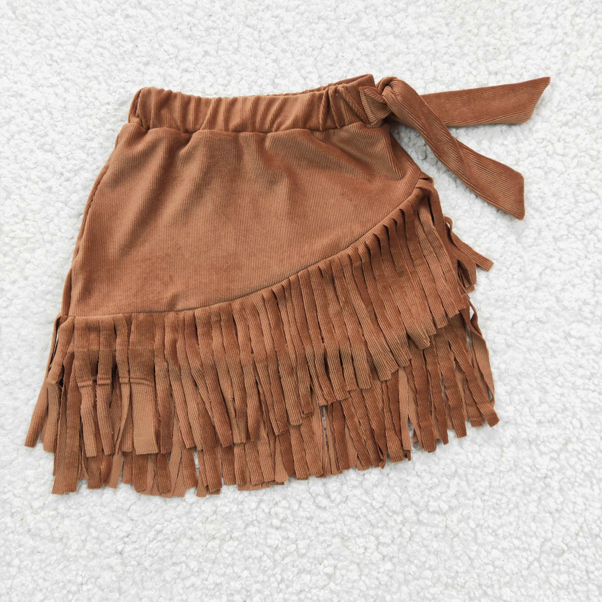 GLK0003 Brown Tassels Cool Skirts