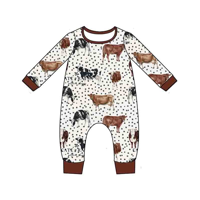 LR0058 Farm Cow Romper