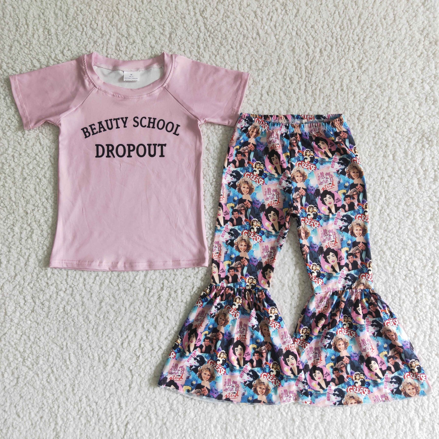 C7-6 Pink Beauty School Baby Girls Outfits