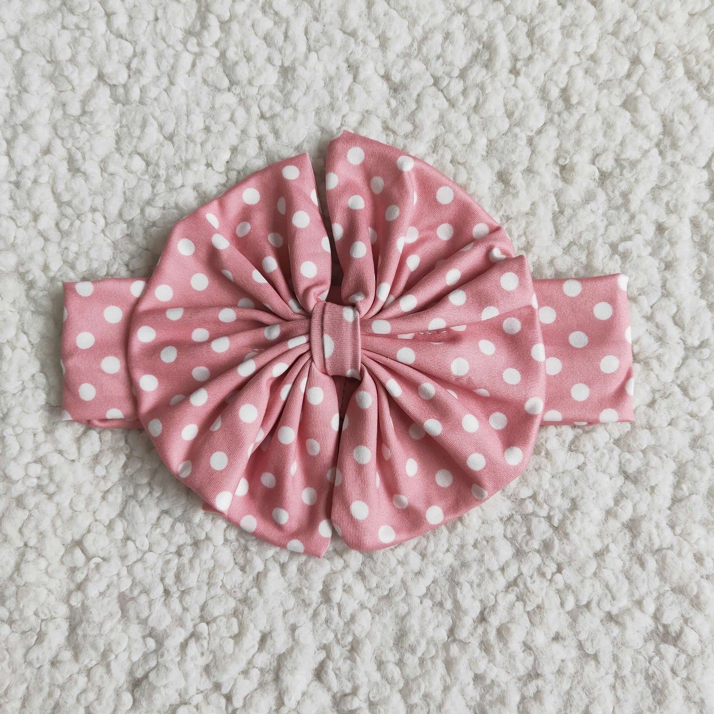 Pink Dots Cartoon Bow