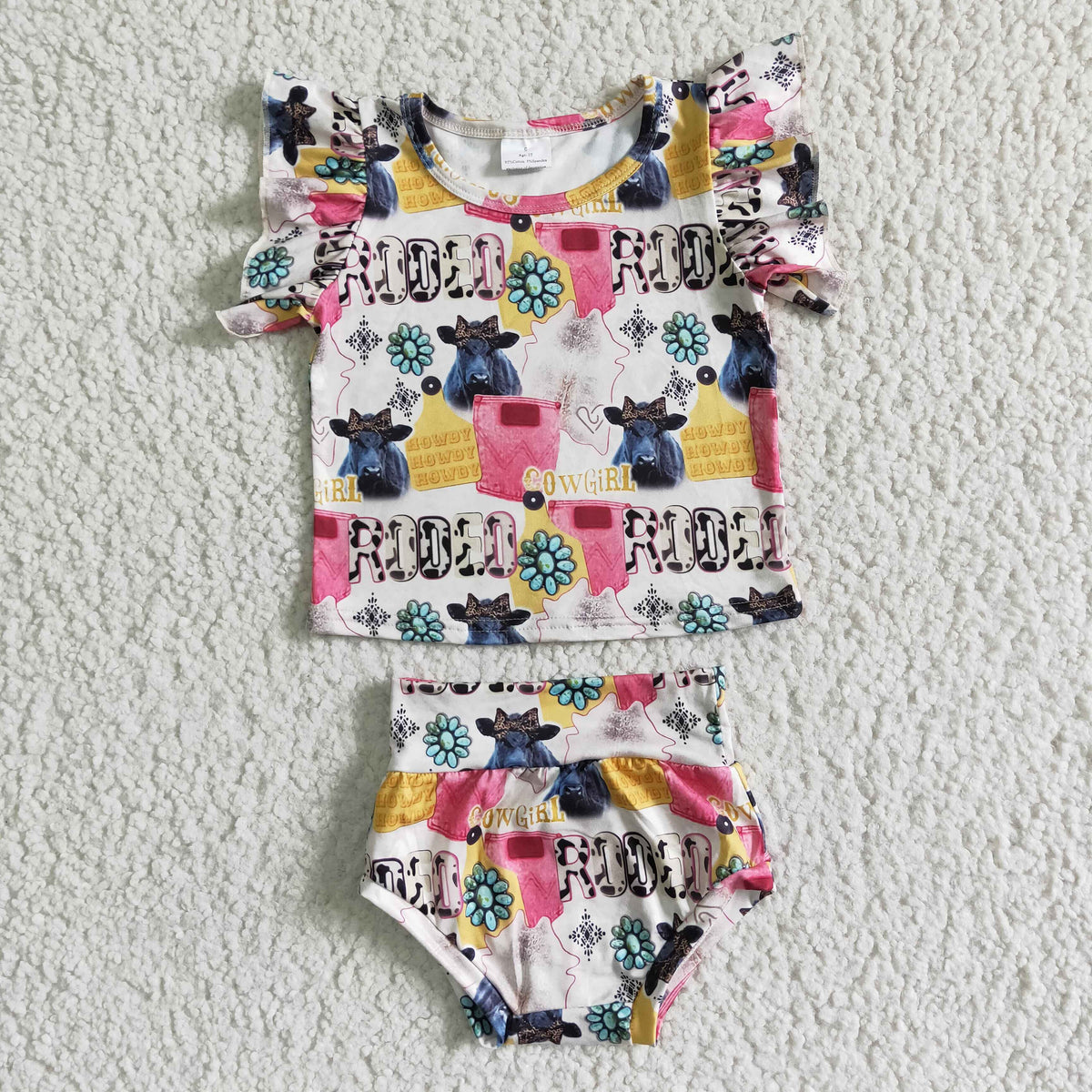 GBO0044 Rodeo Western Bummies Set