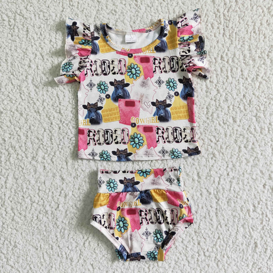 GBO0044 Rodeo Western Bummies Set