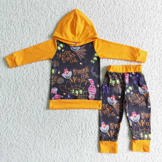BLP0009 Halloween Cartoon Boys Hoodie Outfits