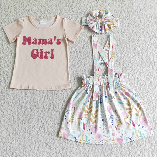 GSD0020 Mama's Girl Baby Girls Suspender Dress