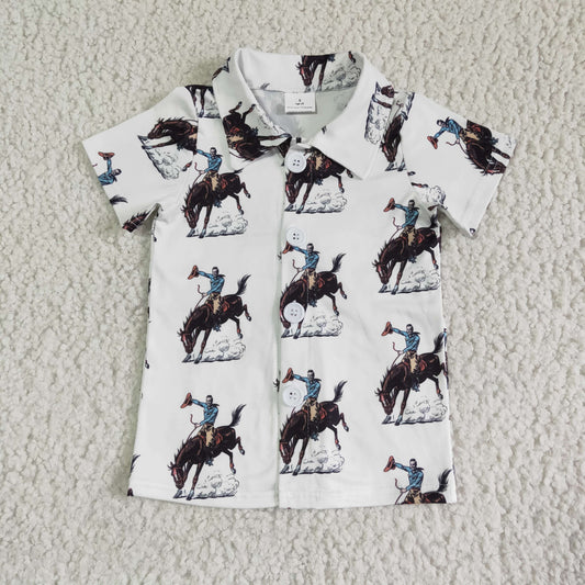 BT0011 Western Boys Summer Shirts