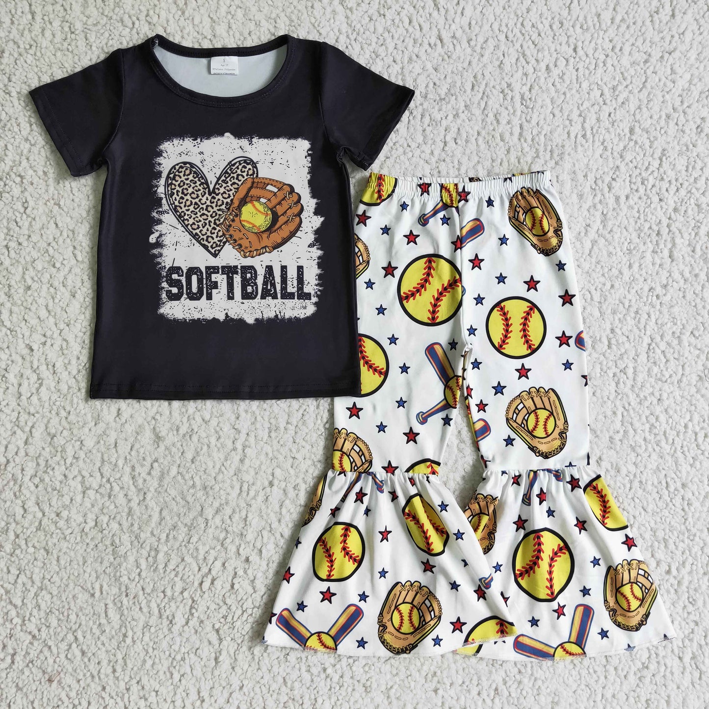 GSPO0215 Softball Black Girls Outfits