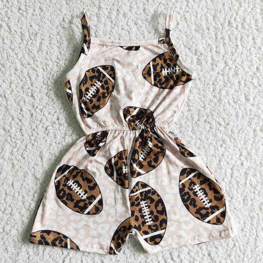 SR0060 Football Baby Girls Jumpsuits