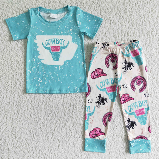 BSPO0005 Blue Bleach Cowboy Boys Outfits Set
