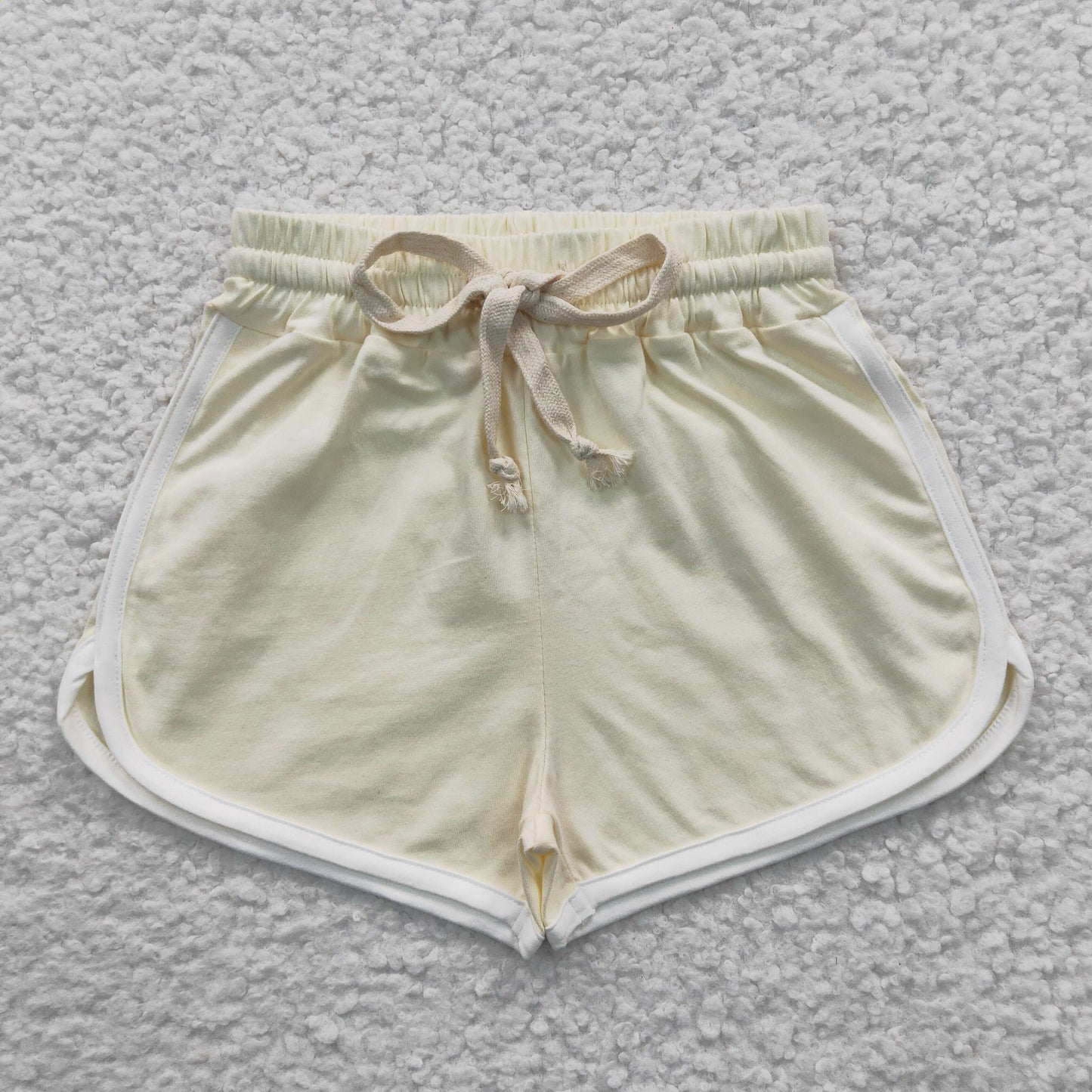 SS0095 White Cotton Shorts