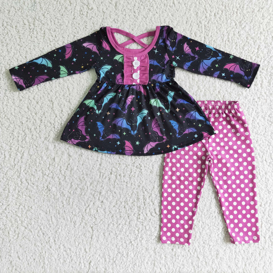 GLP0042 Halloween Girls Dots Outfits