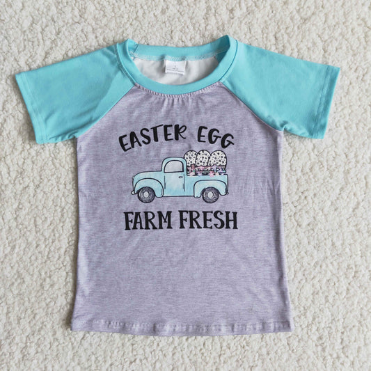 Boys Easter Egg Farm Fresh T-shirts