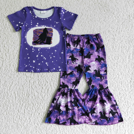 GSPO0203 Purple Barrel Racing Set