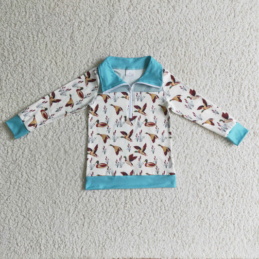 BT0095 Teal Blue Boys Pullover