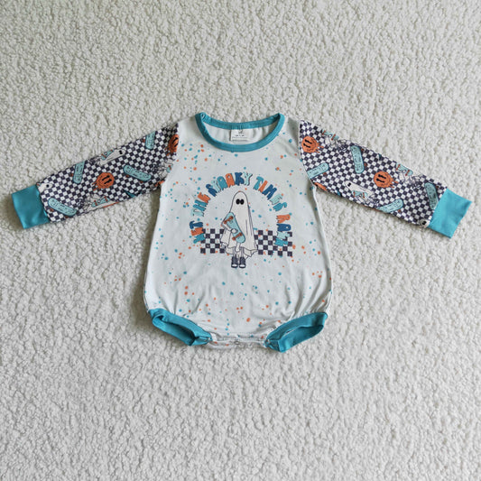LR0085 Halloween Blue Ghost Bummies Set