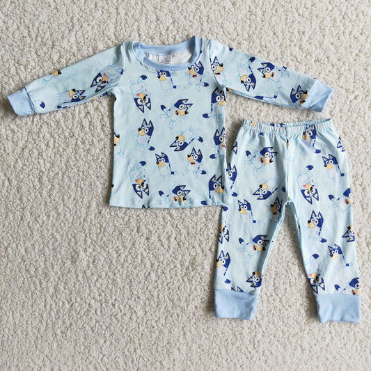 Cute Cartoon Print Casual Boys Long Sleeve Lovely Boys Outfits