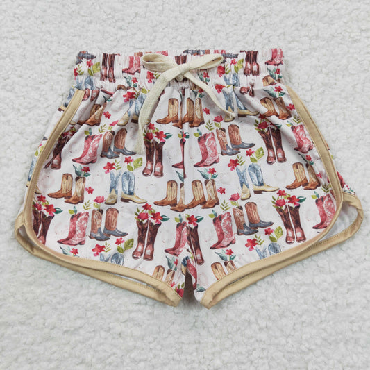 SS0085 Boots Western Kids Summer Sport Shorts
