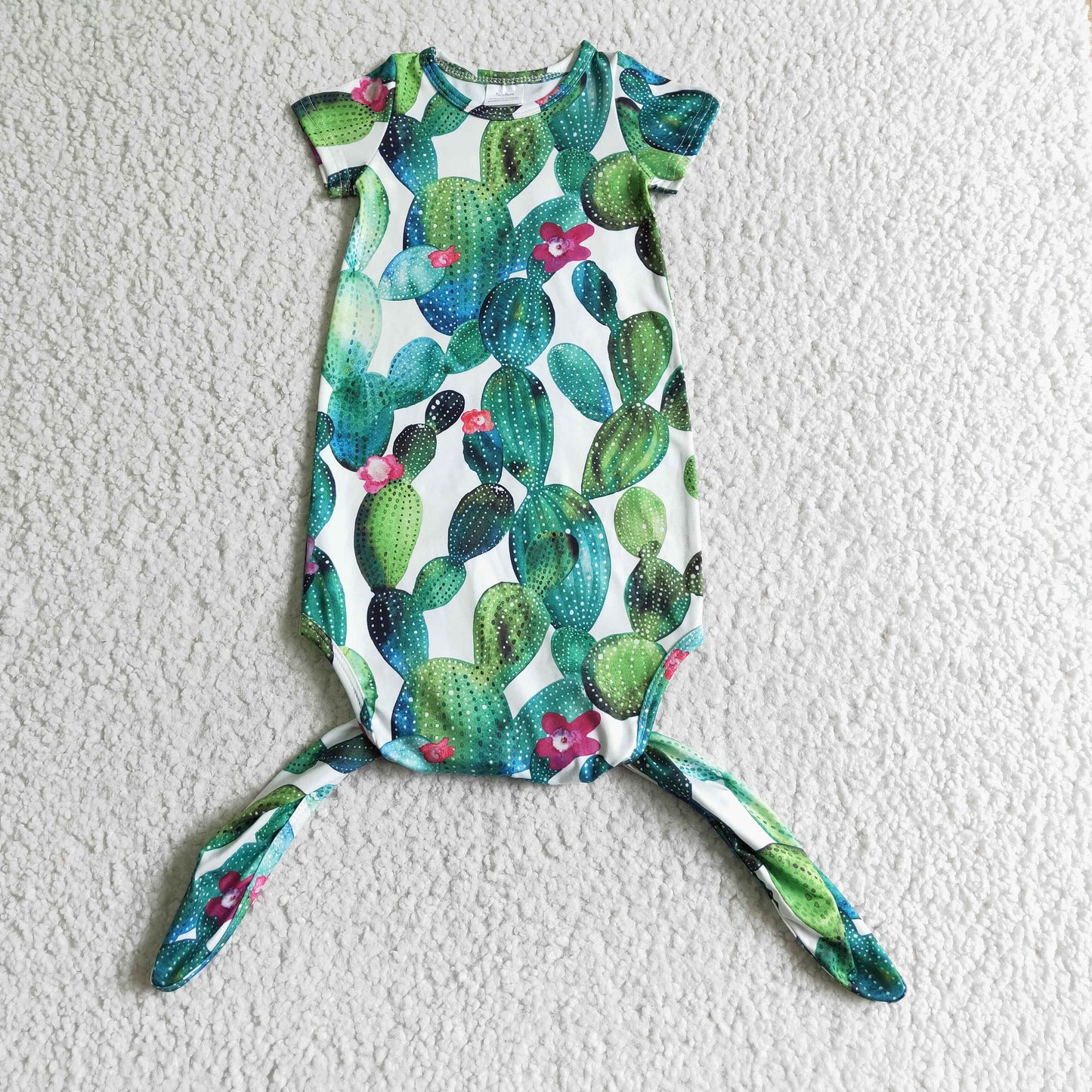 NB0007 Cactus Baby Gown Newborn