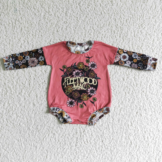 LR0020 Cute Flower Girls Romper