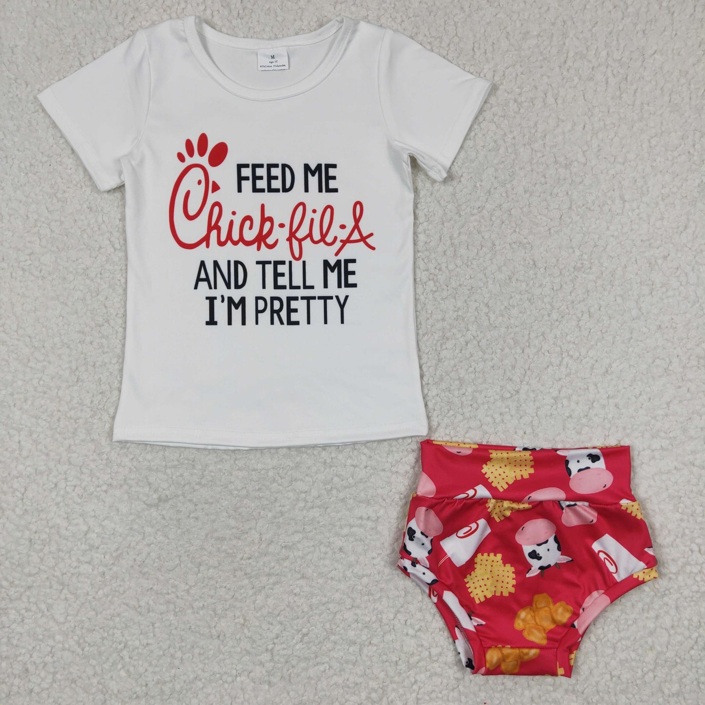 GBO0079 Chick Short Sleeve Bummies Set