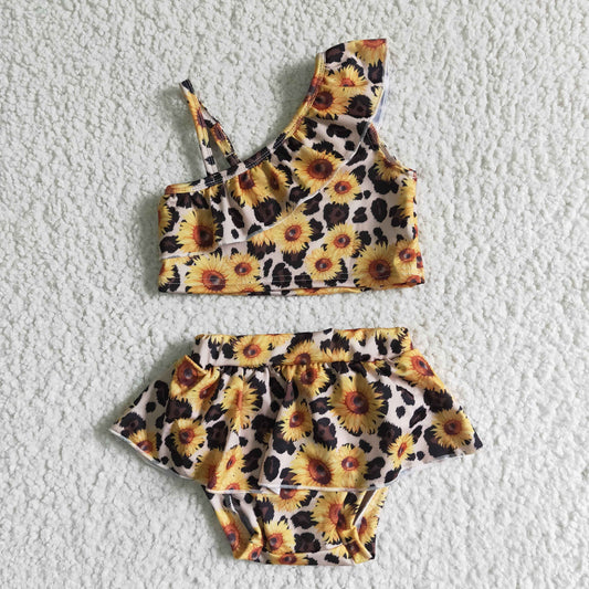 S0019 Sunflower Casual Kids Bathing Suits Swimsuits