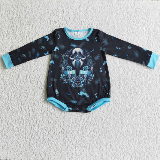 LR0091 Halloween Cartoon See You Baby Bummies Romper