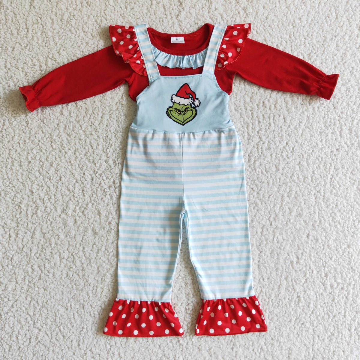 GLP0192 Christmas Green Overalls