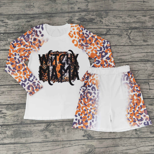 GLS0001 Adult Mama Leopard Print Skirts Dress