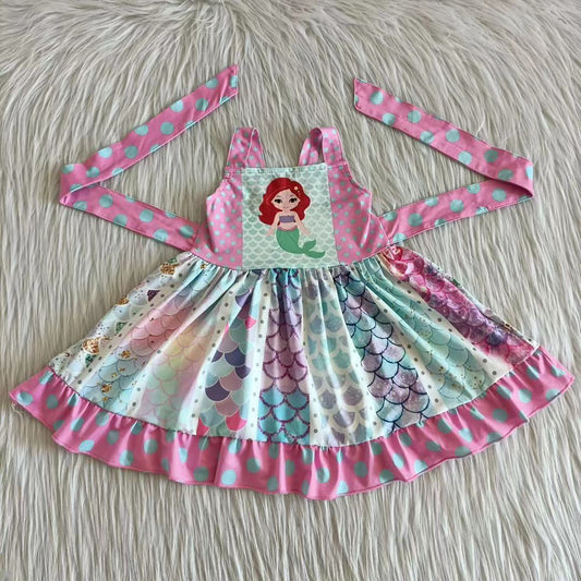 Mermaid Cute Baby Girls Twirl Dress