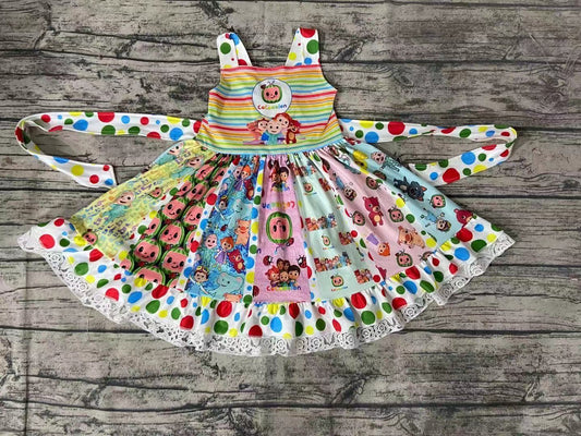 Melon Casual Cool Baby Girls Twirl Dress