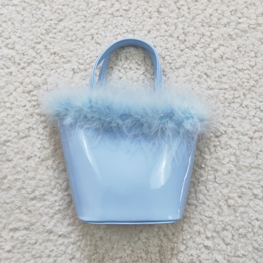BA0033 Blue Leather Bag