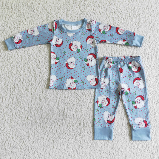 BLP0056 Blue Christmas Boys Pajamas