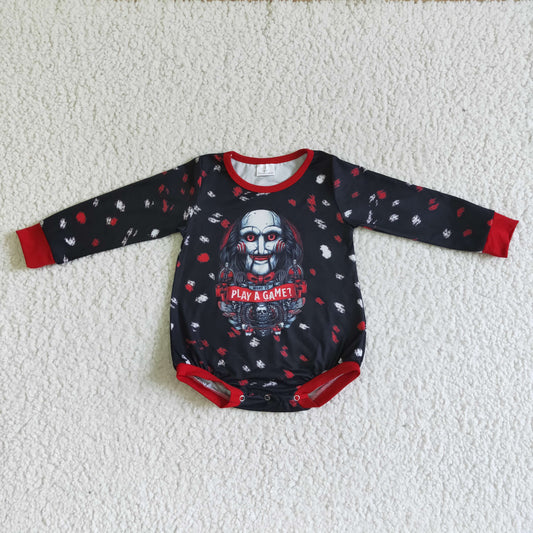 LR0145 Halloween New Arrival Bummies Romper