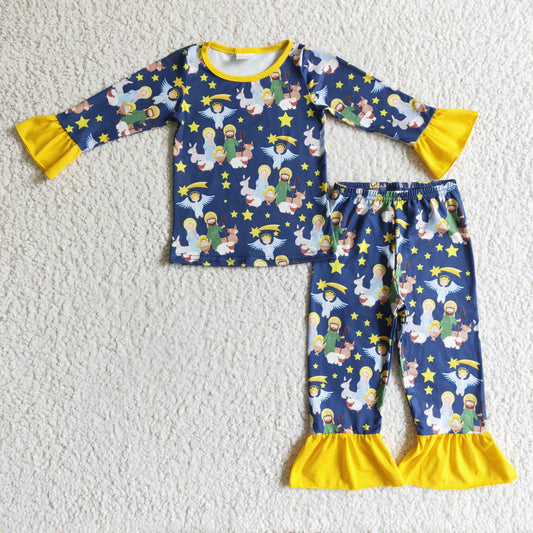GLP0290 Christmas Angel Girls Pajamas
