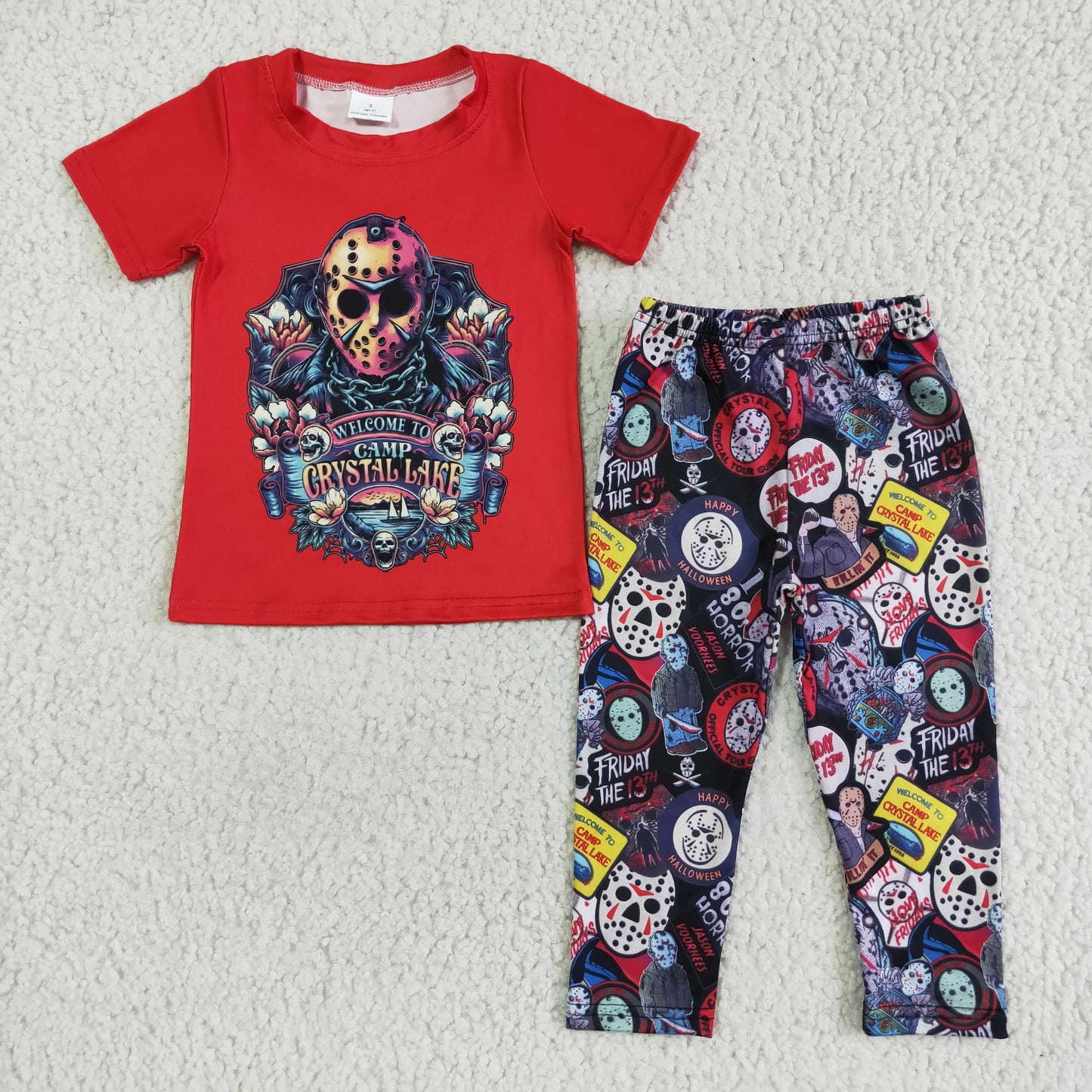 BSPO0012 Halloween Red Boys Outfits