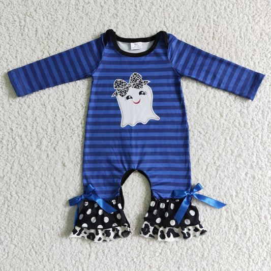 LR0067 Halloween Girls Ghost Cute Romper