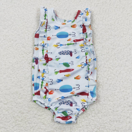 S0043 Fishing Girls Bathing Suits Swimsuits