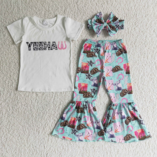 GSPO0032 YEEHAW Western Girls Outfits
