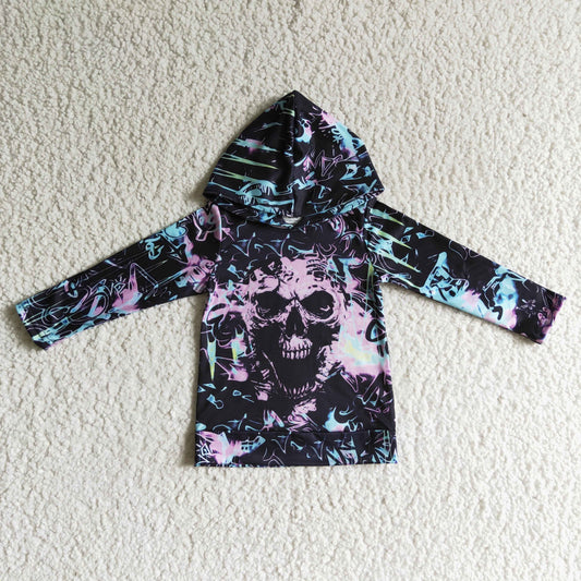 BT0050 Halloween Ghost Hoodie Top
