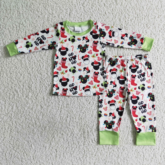BLP0037 Christmas Boys Cartoon Pajamas