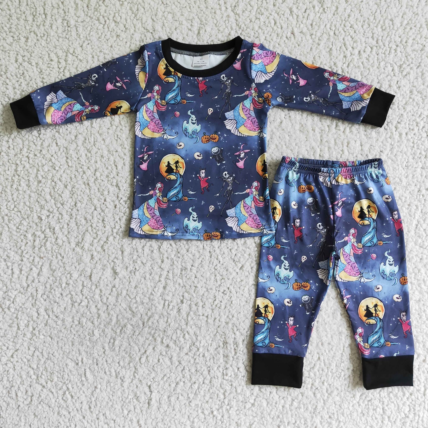 BLP0020 Halloween Cartoon Boys Pajamas